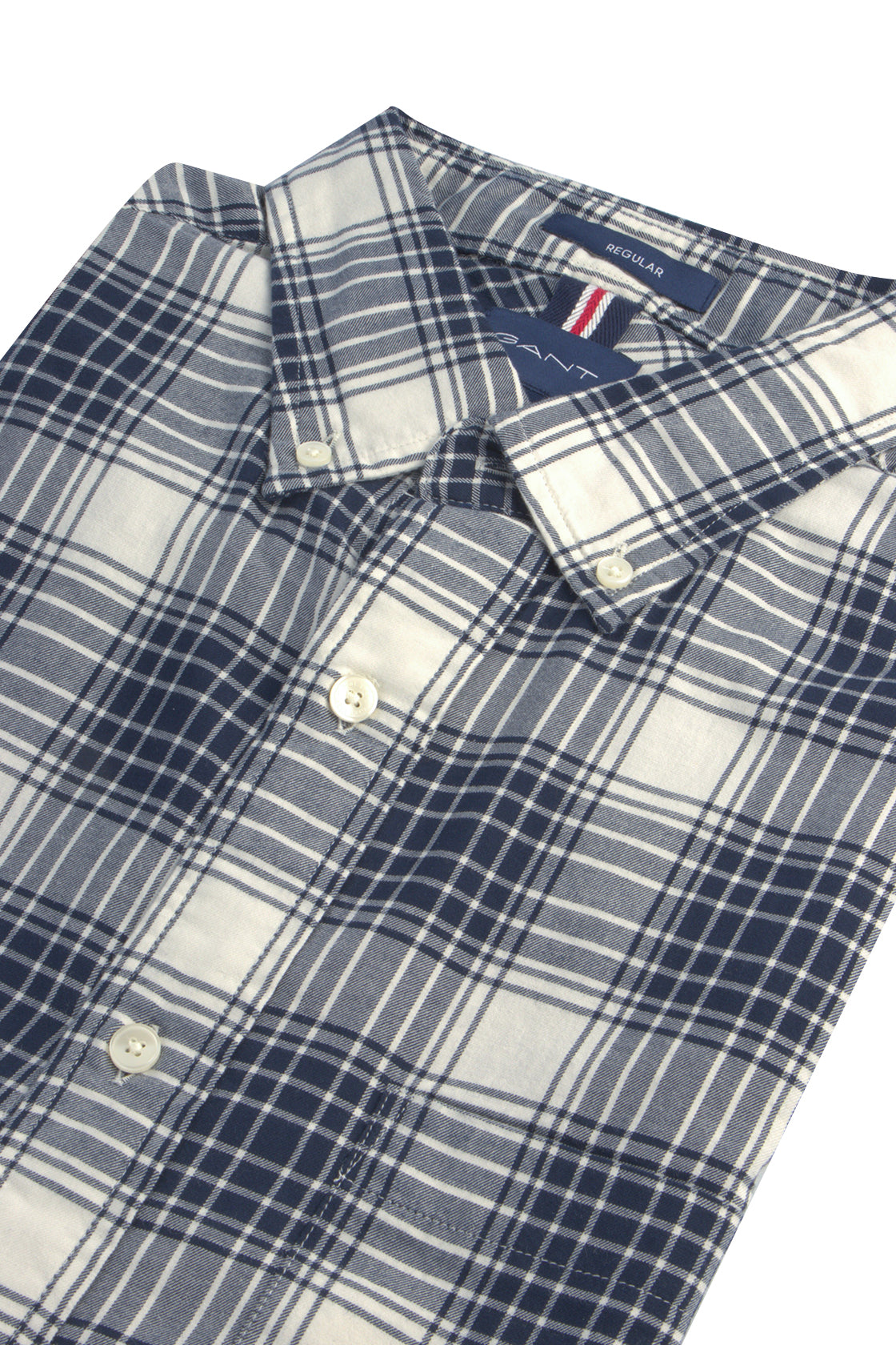 Gant Twill Check LS Shirt Caulk Check