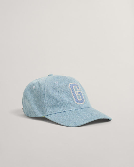 Gant Denim Cap Blue Worn In