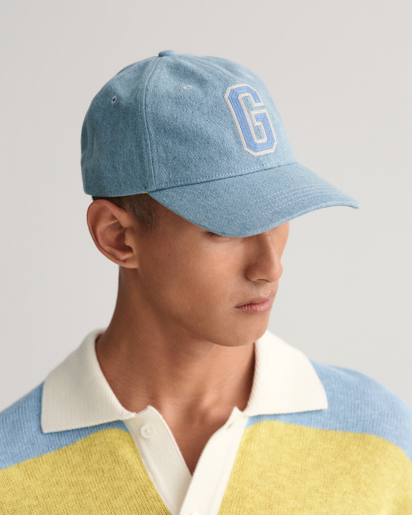 Gant Denim Cap Blue Worn In