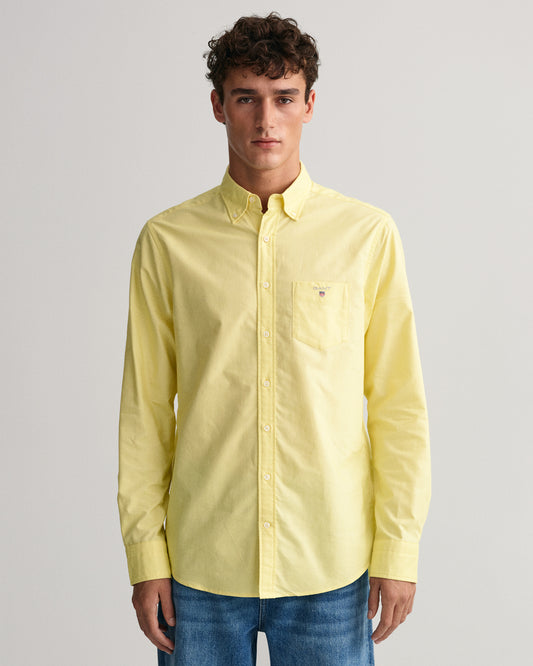 Gant Oxford Reg BD LS Shirt Clear Yellow
