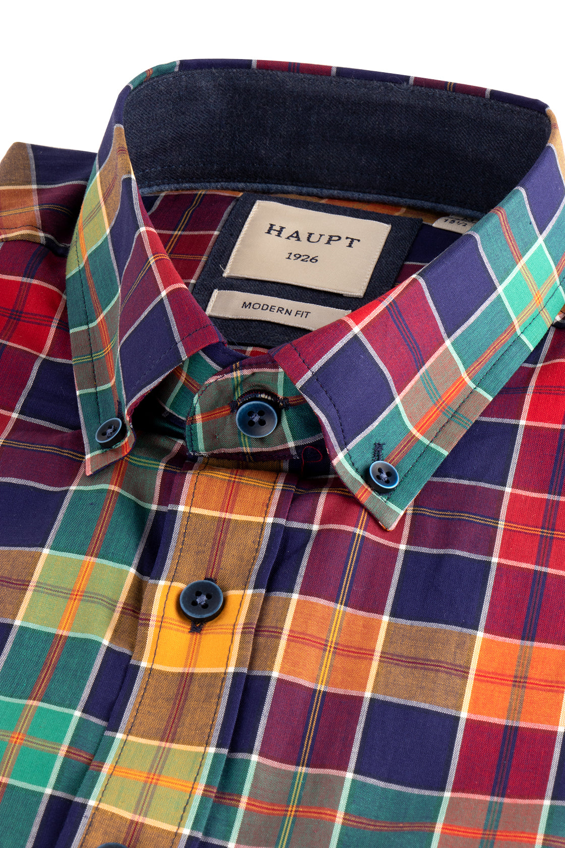 Haupt Modern Fit Shirt Multi Check