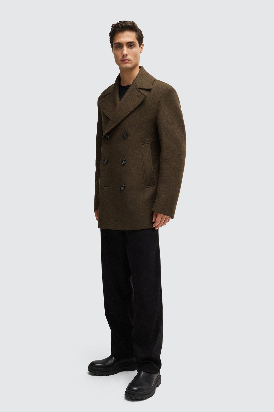 Hugo Boss Peacoat Open Green