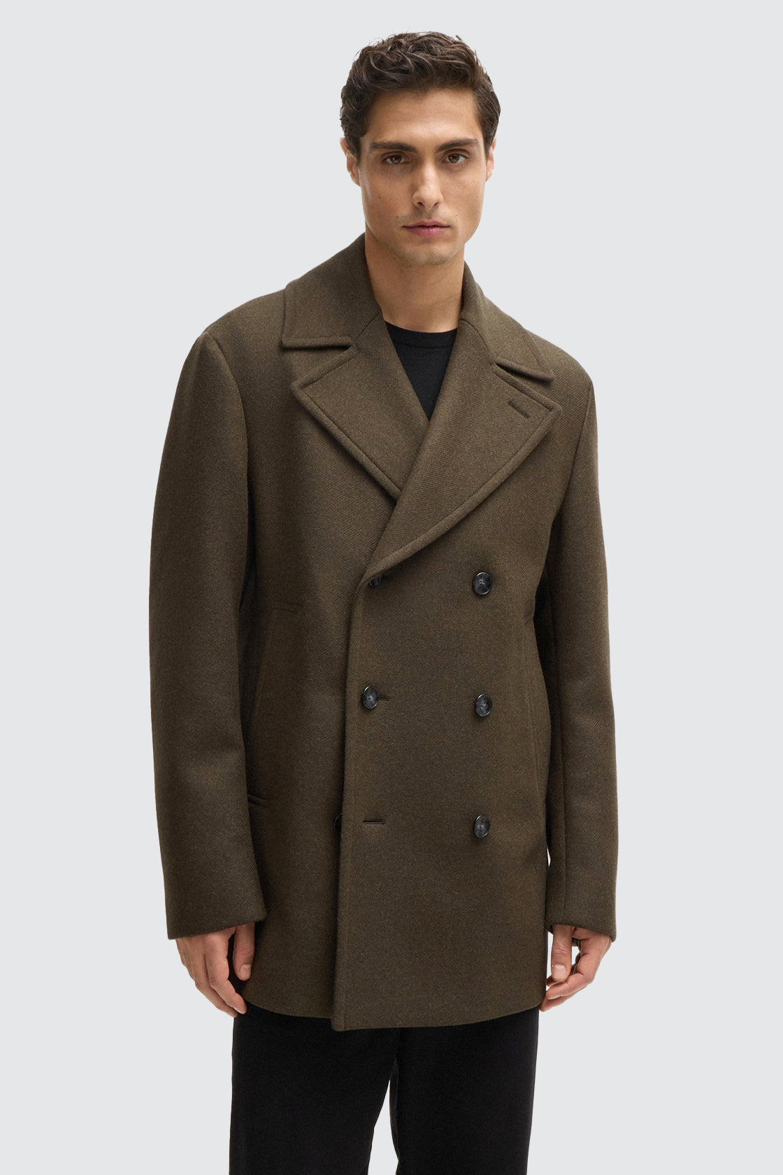 Hugo Boss Peacoat Open Green