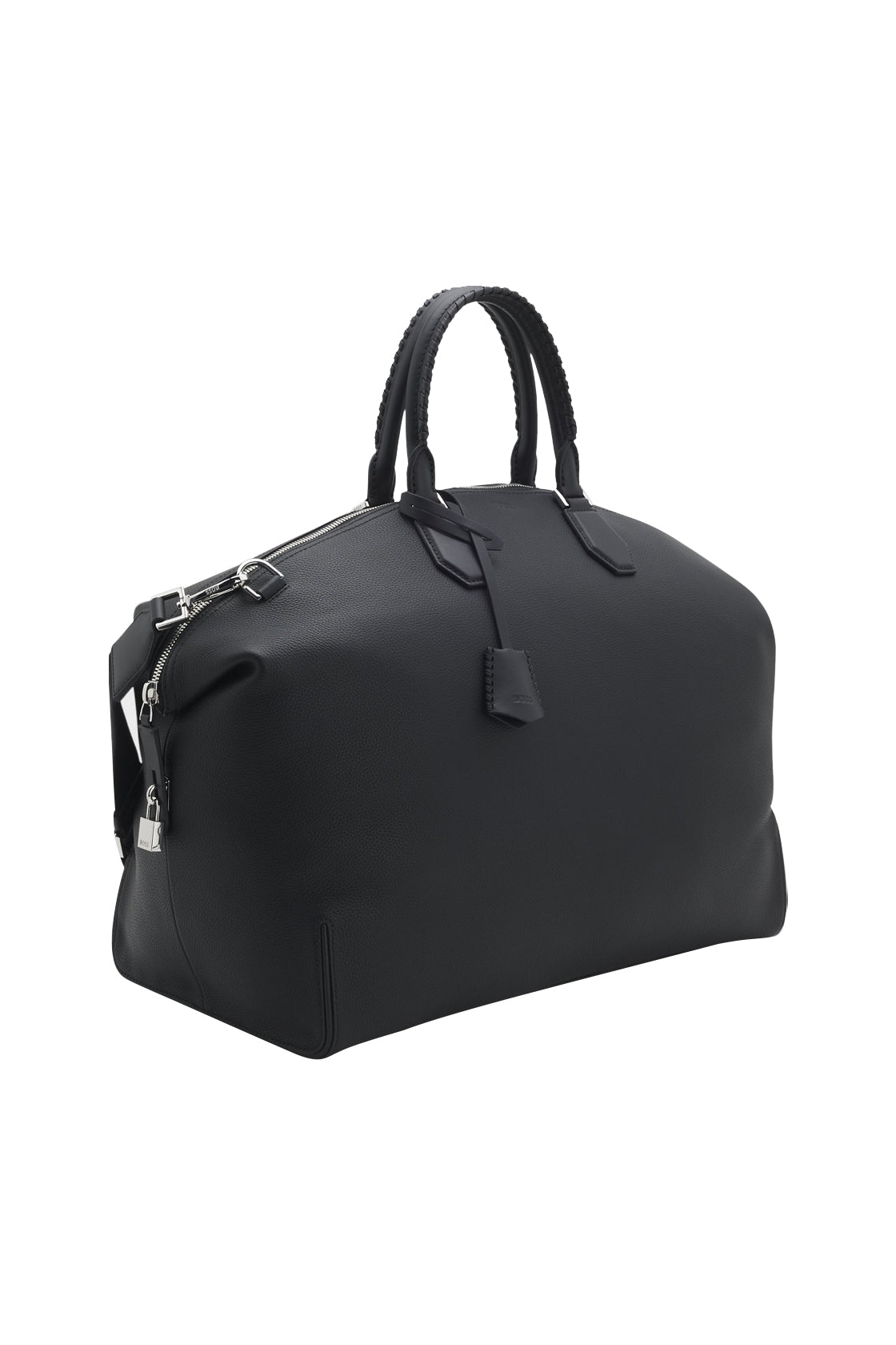 Hugo Boss Gabry Large Leather Holdall Black