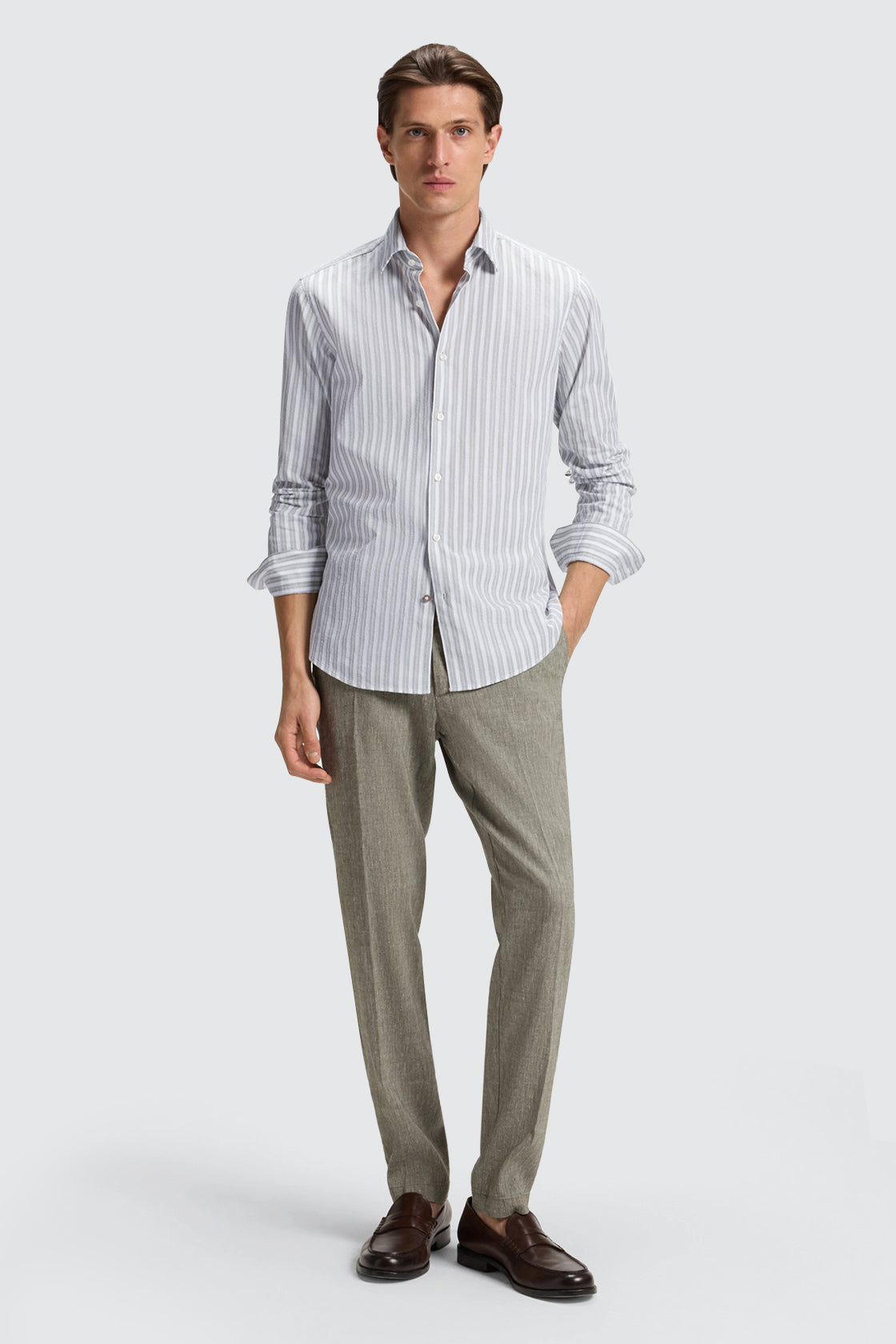 Hugo Boss C-Joe Kent Reg. Shirt Medium Green