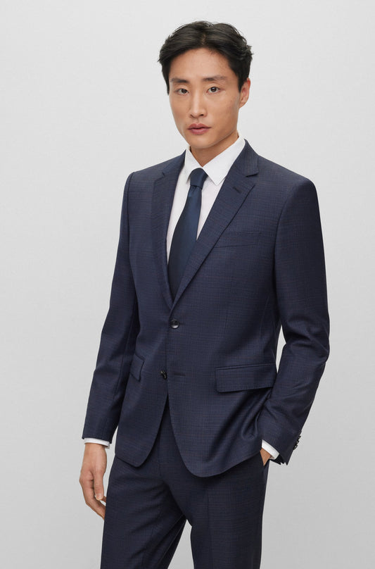 Hugo Boss H-Huge-224 2pc Suit Dark Blue
