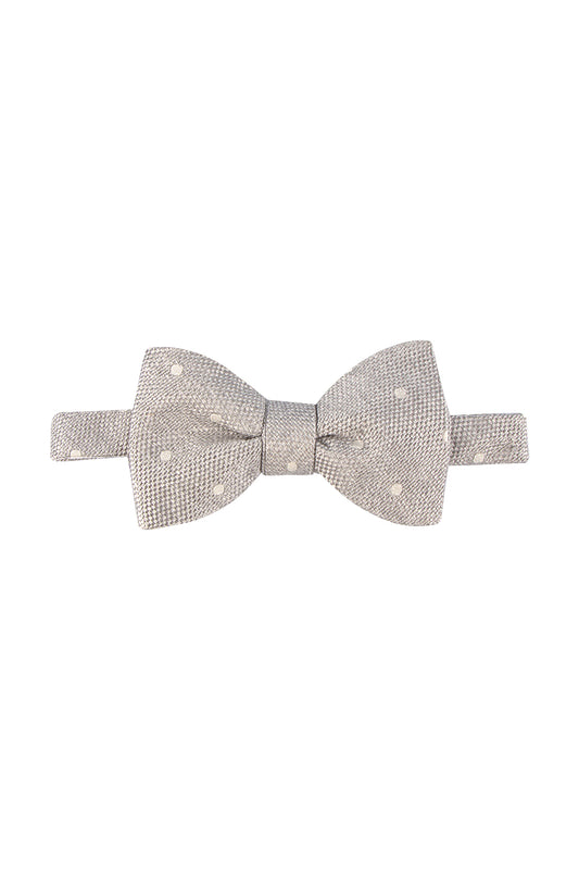 Hemley 6.5cm Silk/Cotton Dots Bow Tie 1230011-3/3