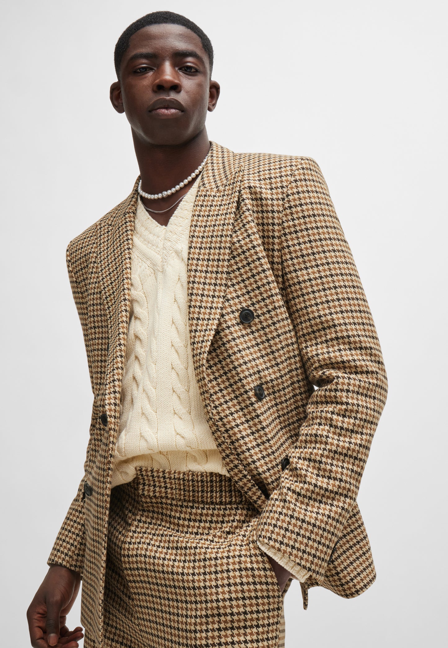 Hugo Boss Arti Slim Jacket Dark Brown