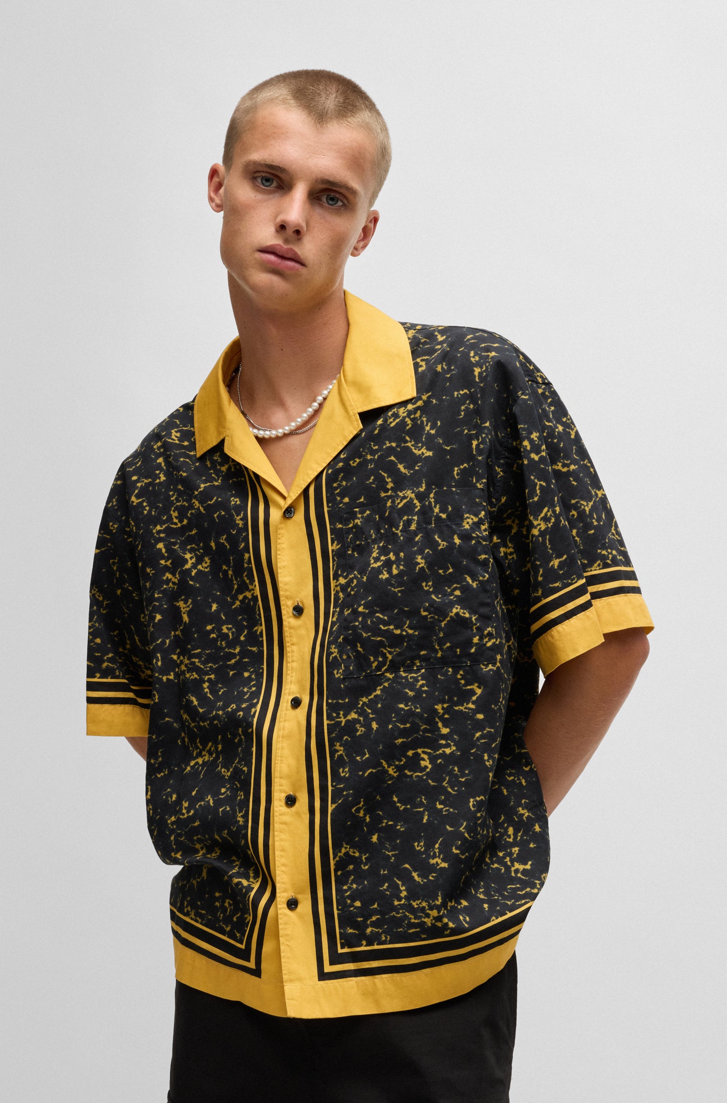 Hugo Boss Egeeno Shirt Gold