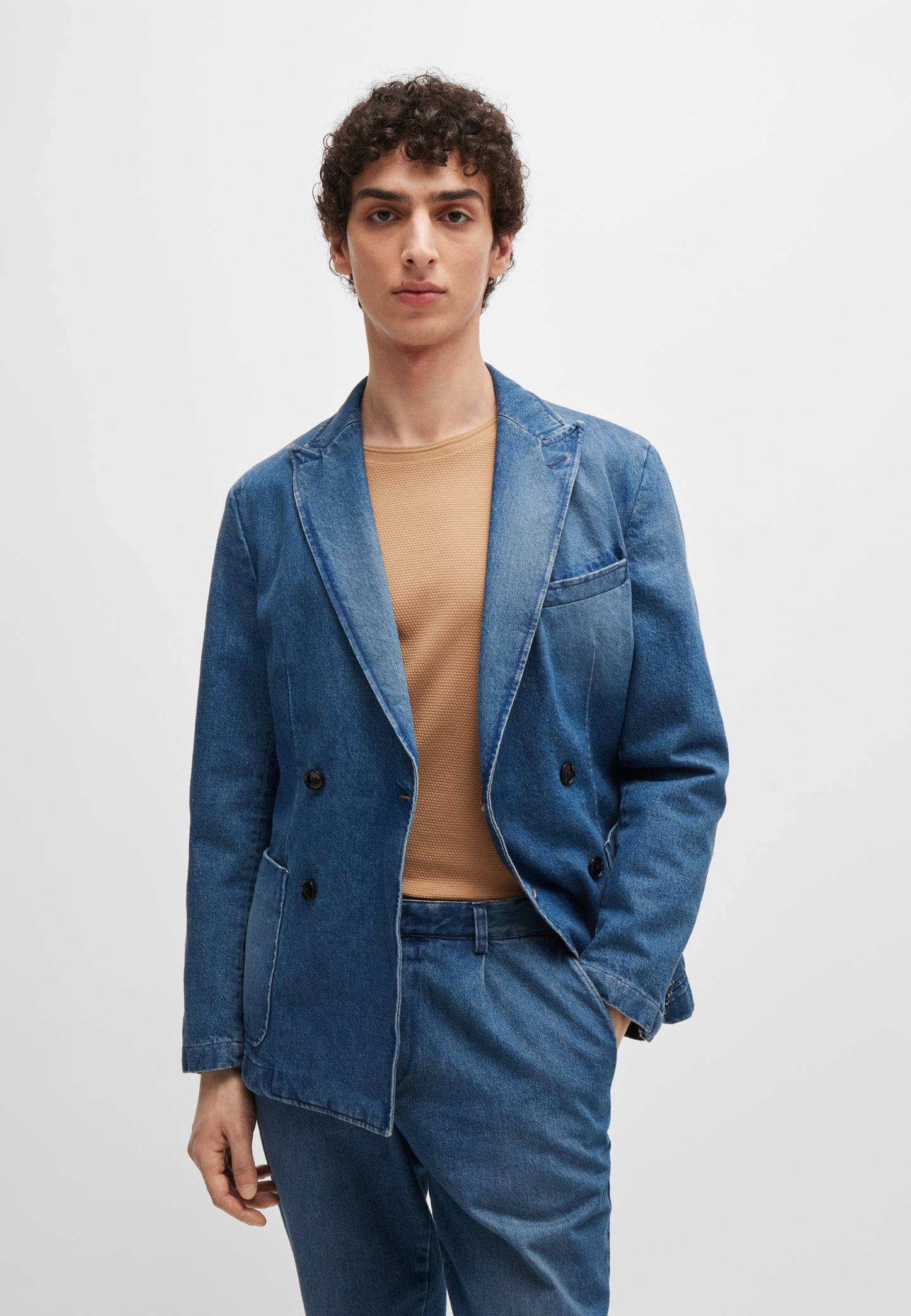 Hugo Boss Hanry Jacket Open Blue