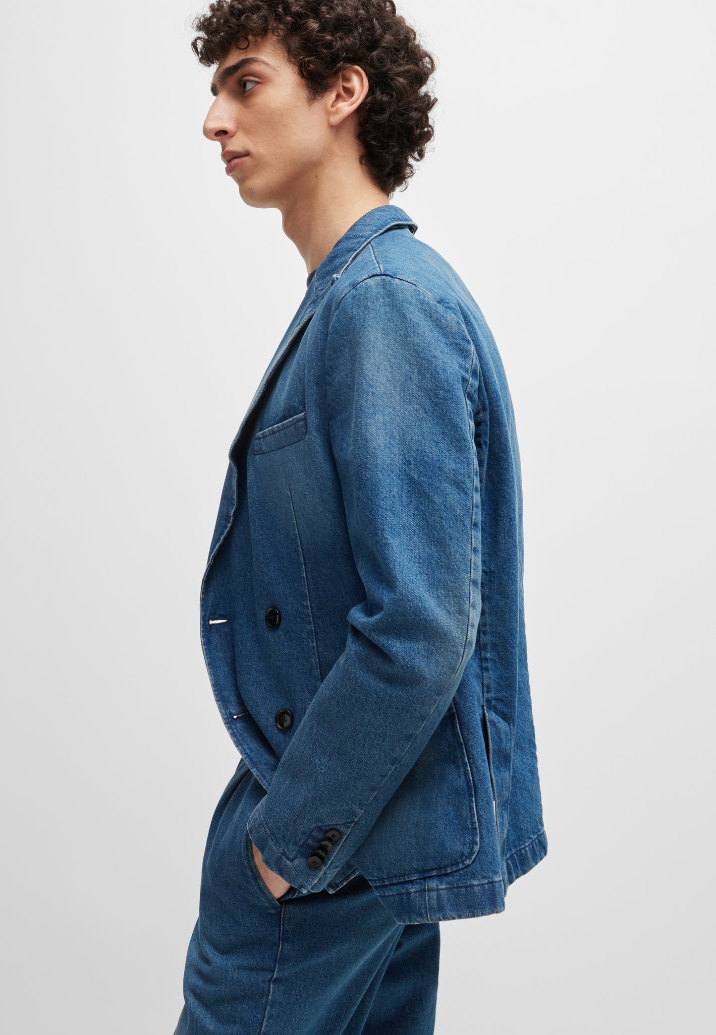 Hugo Boss Hanry Jacket Open Blue