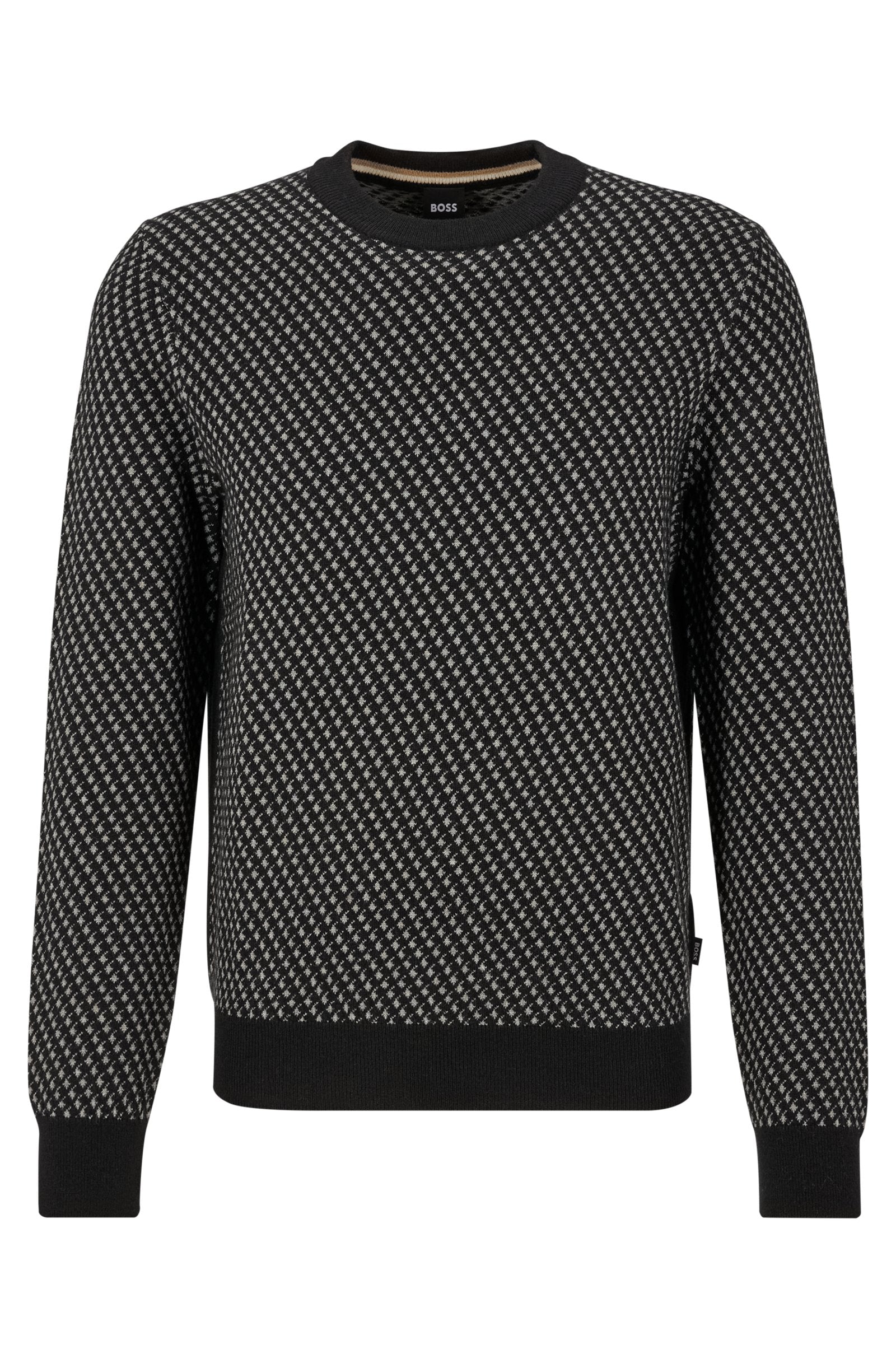 Mens Sweatshirts Hugo Boss Crew Neck Jumper Hugo Boss Lacrimo Crew