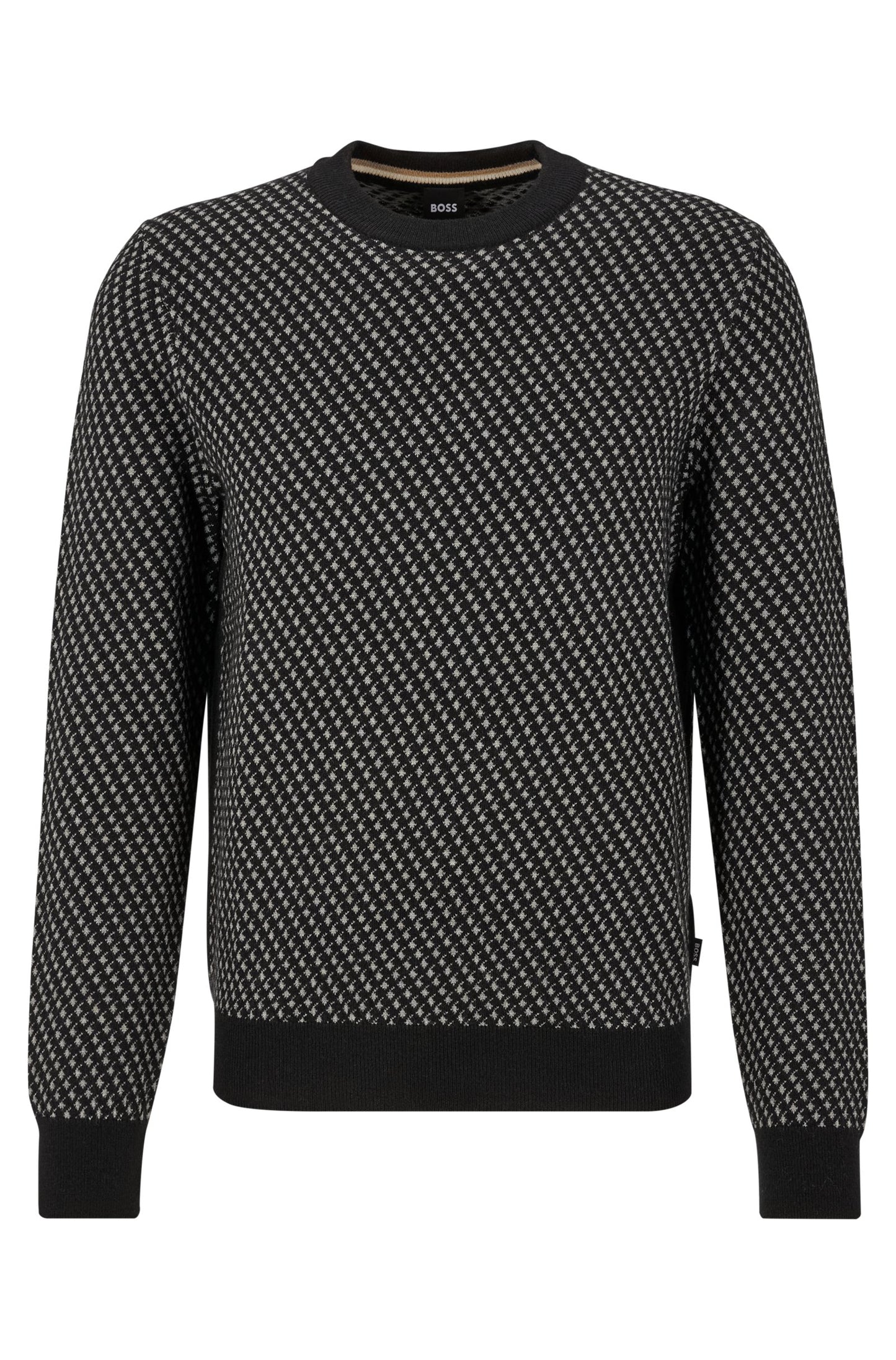 Hugo Boss Lacrimo Crew Knit Black