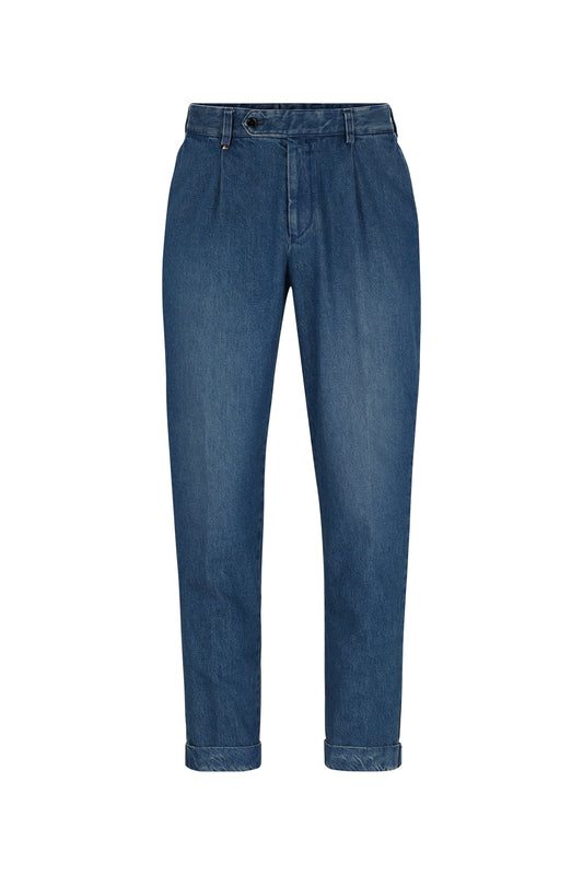 Hugo Boss Perin Trouser Open Blue