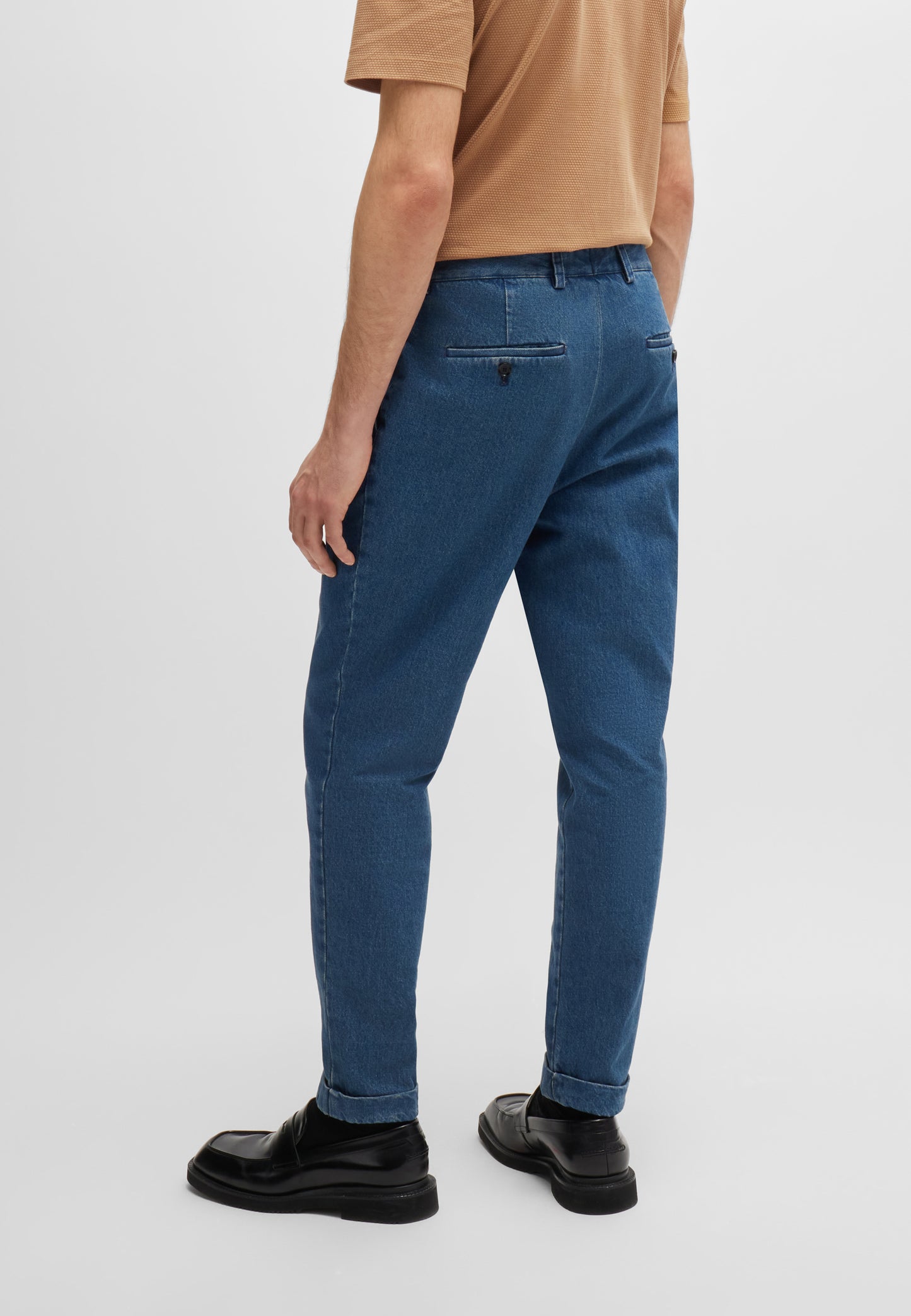 Hugo Boss Perin Trouser Open Blue