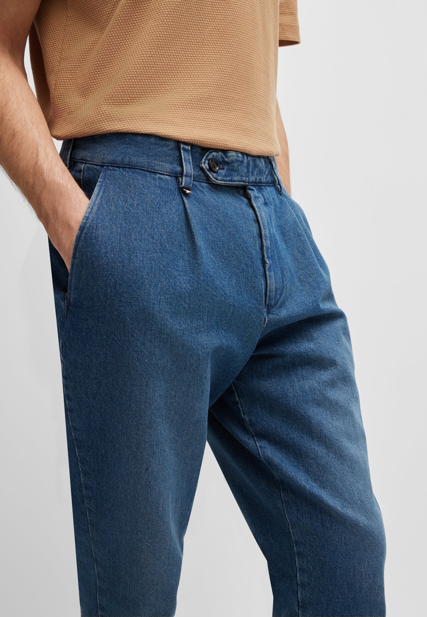 Hugo Boss Perin Trouser Open Blue