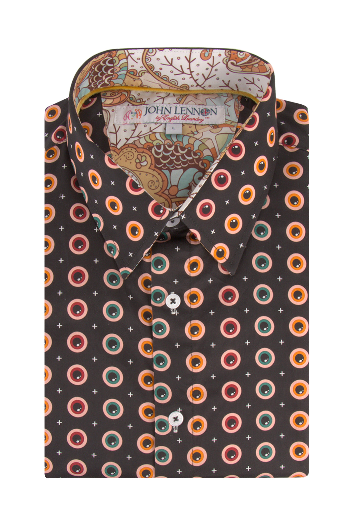 John Lennon Heaton Moor LS Shirt Black –