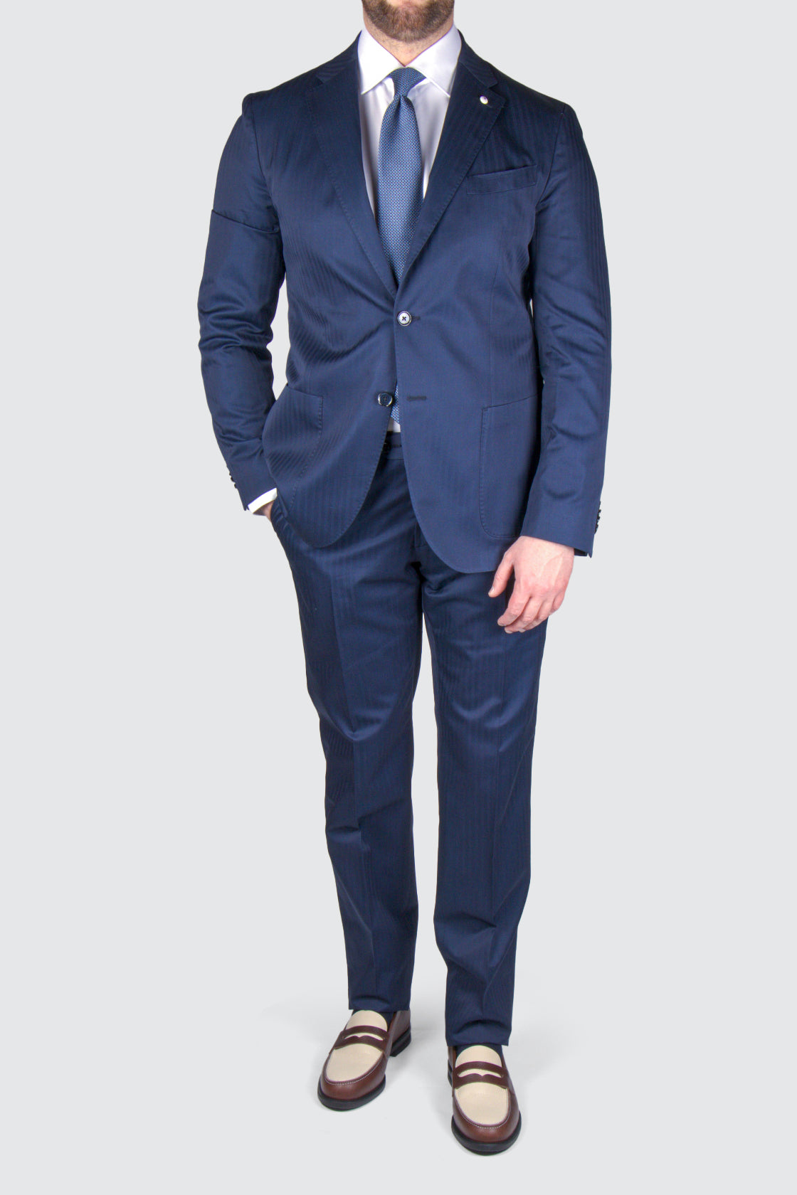 L.B.M. 1911 Cotton Suit Blue