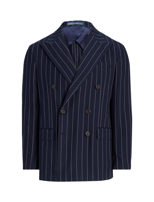 Polo Ralph Lauren Pinstripe Double Breast Jacket Navy/Cream