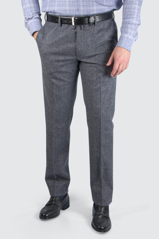 Meyer Bonn Check Business Trouser Blue