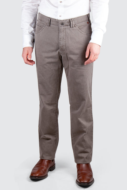 Meyer Dublin Jean Front Sports Trouser 34L Brown