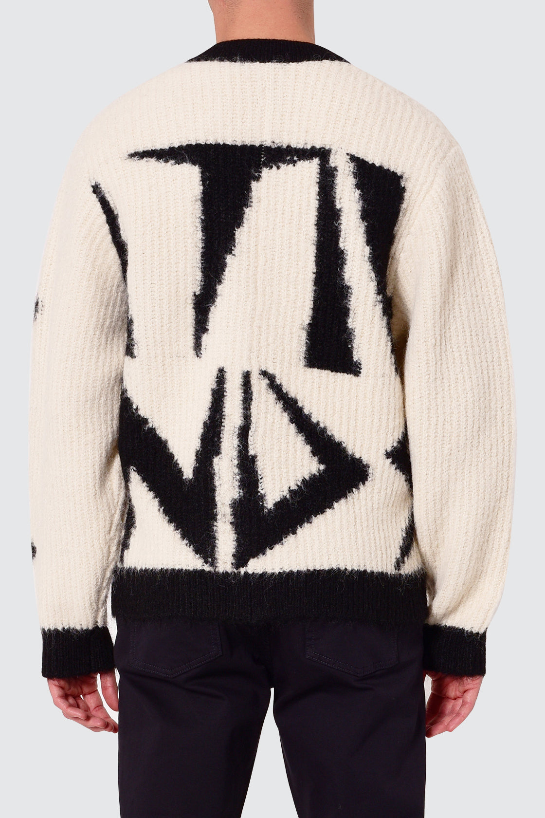 Neuw Fuzzy Cardigan Black