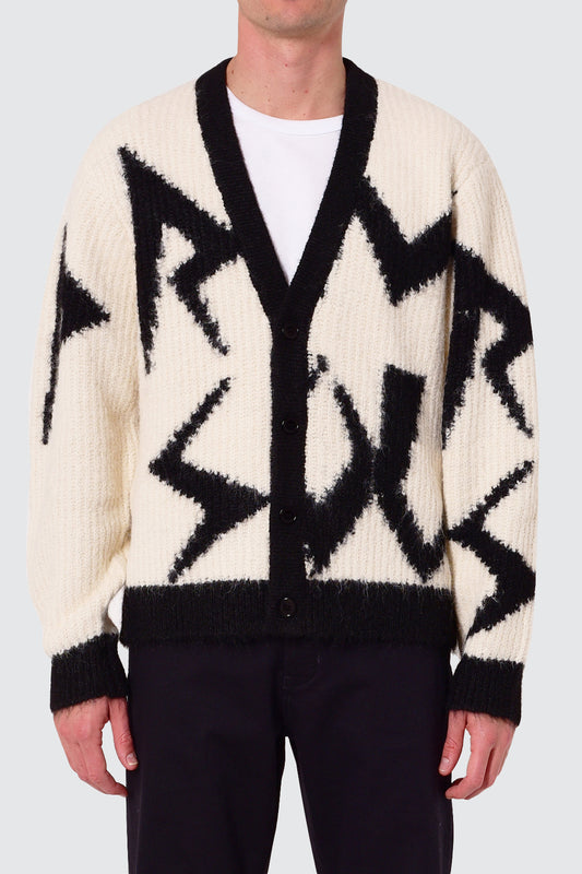 Neuw Fuzzy Cardigan Black