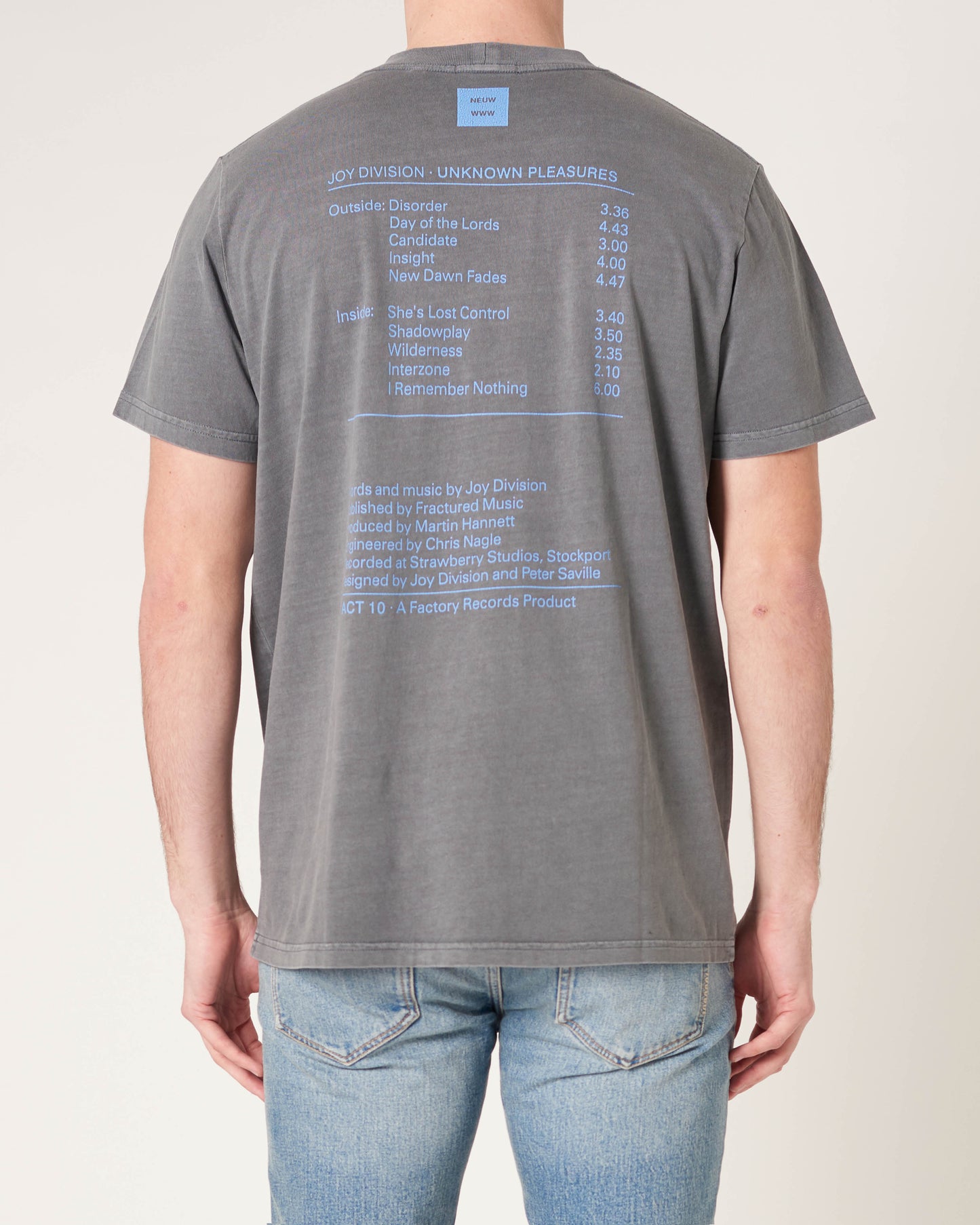 Neuw Joy Division Band Tee Graphite