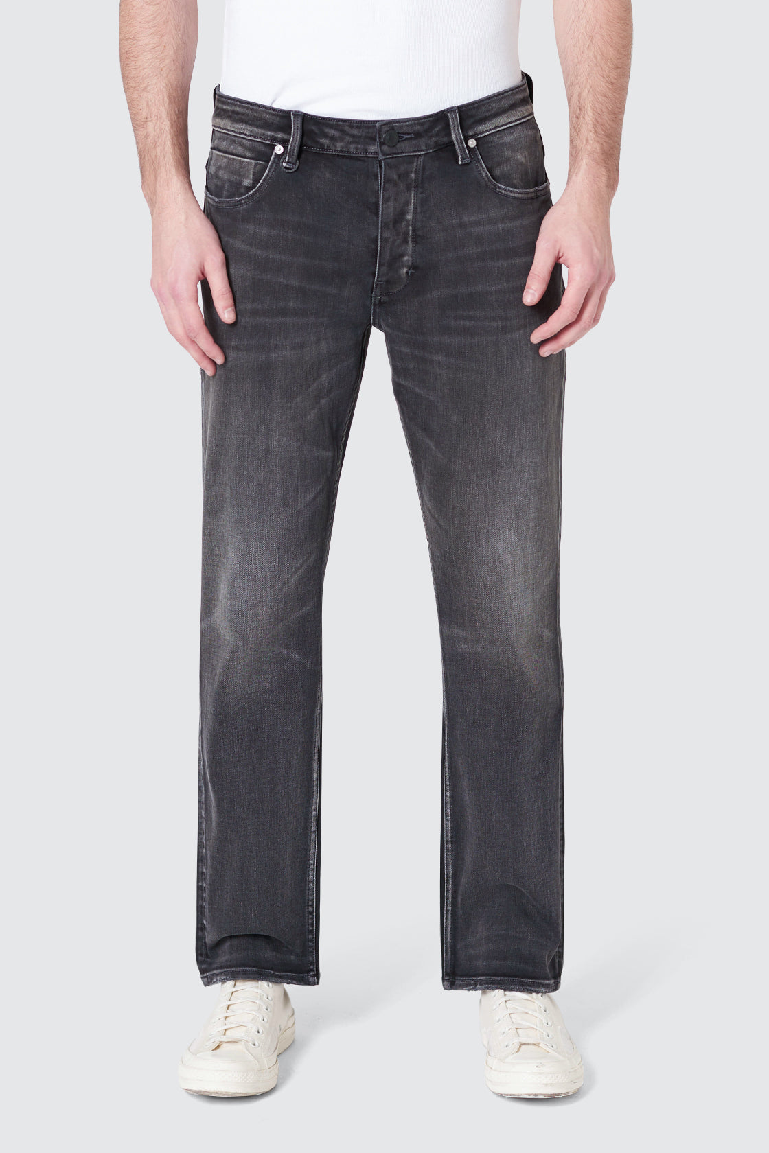 Neuw Lou Straight Interzone Jean 32L Faded Black