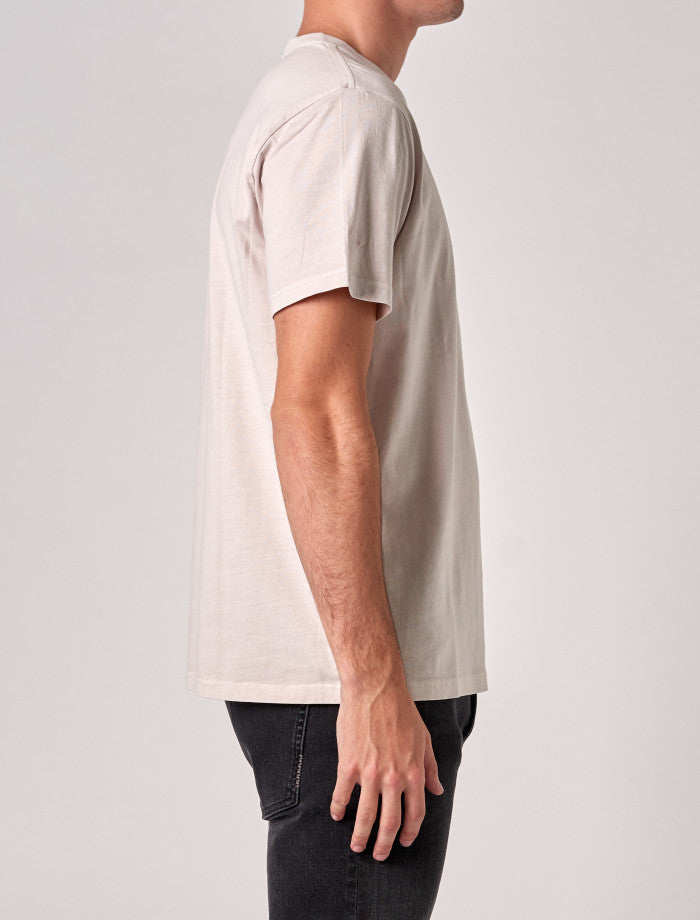 Neuw Organic Band Tee Washed Stone