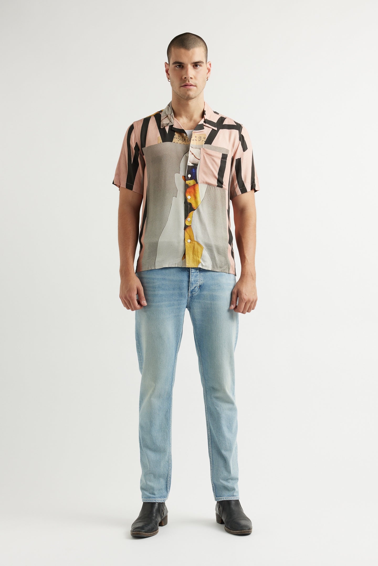 Neuw Turrell Art Shirt Dusty Pink