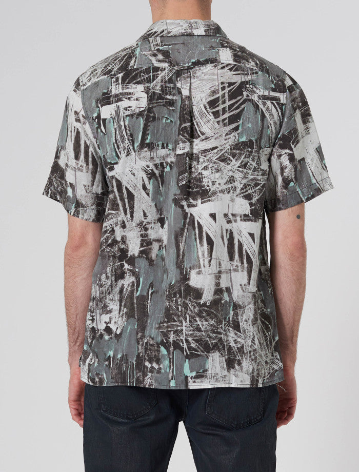 Neuw Yu Art SS Shirt 2 Aqua Green