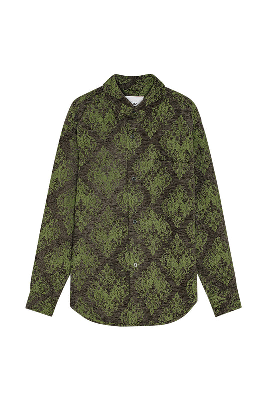 NN.07 Adwin Overshirt Dark Army