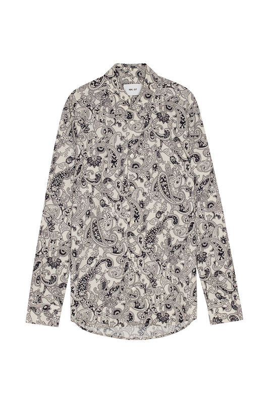 NN.07 Quinsy Shirt Blue Print