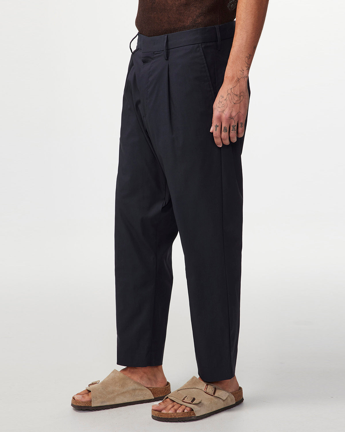 NN07 1680 Bill Trouser L34 Navy Blue