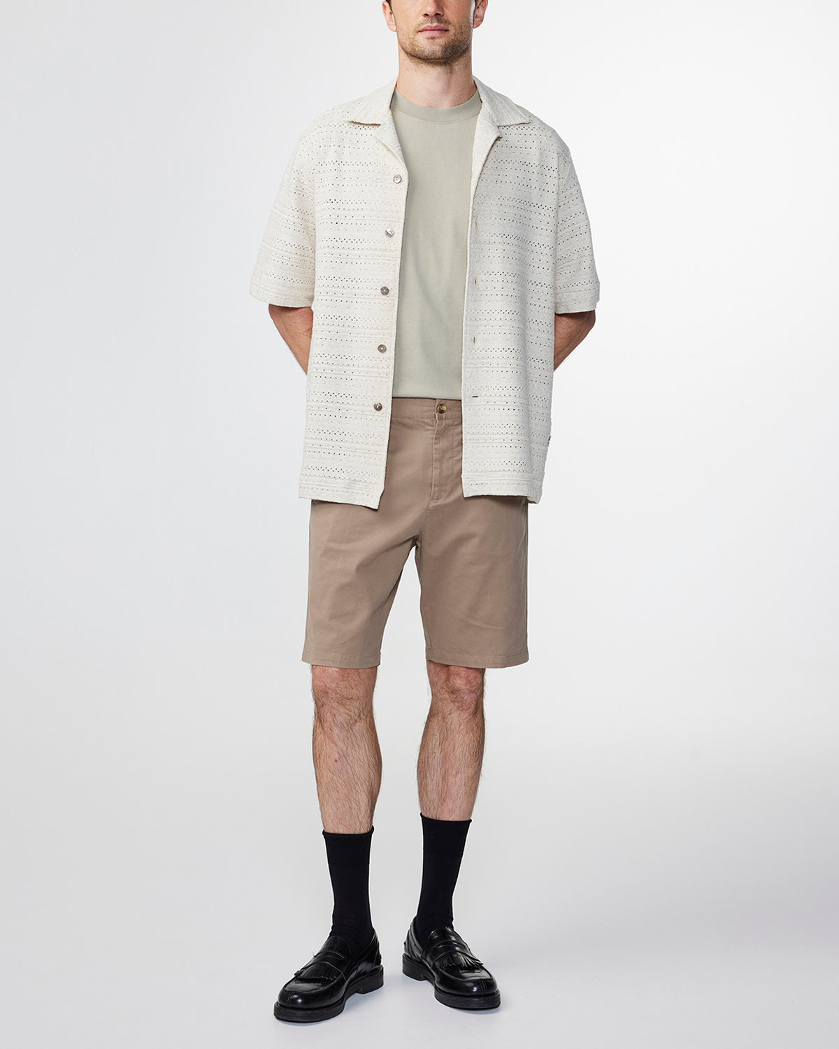 NN07 3378 Julio SS Shirt Ecru