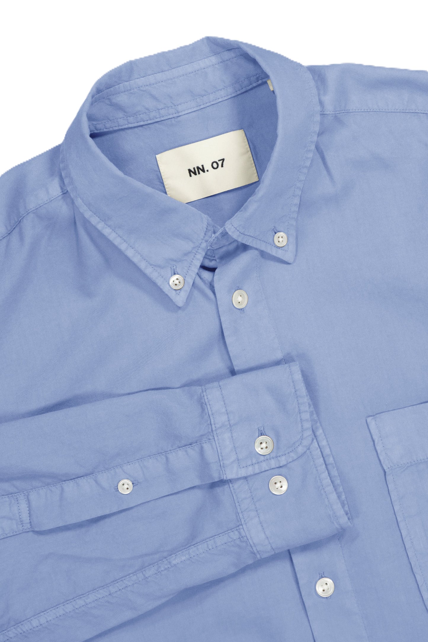 NN07 Arne 5655 BD LS Shirt Dust Blue