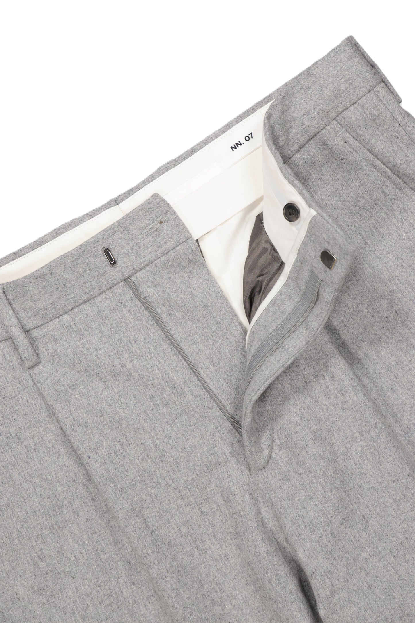 NN07 Bill 1630 Trouser Grey Melange