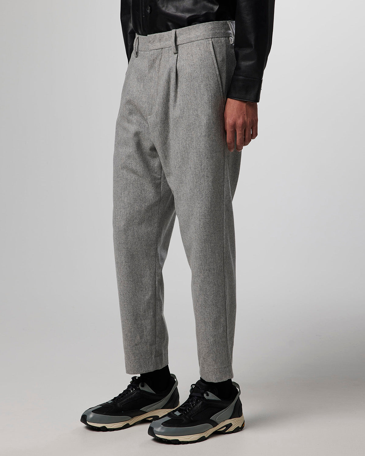 NN07 Bill 1630 Trouser Grey Melange