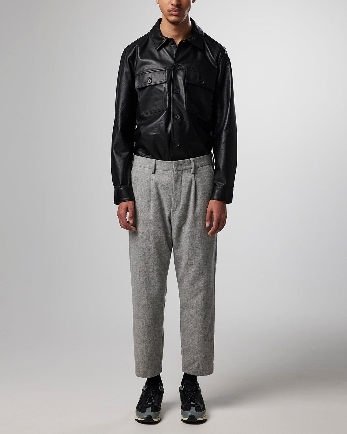 NN07 Bill 1630 Trouser Grey Melange