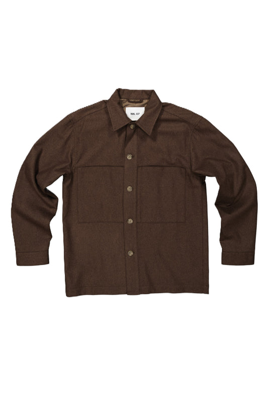 NN07 Isak 1630 LW Jacket Demitasse