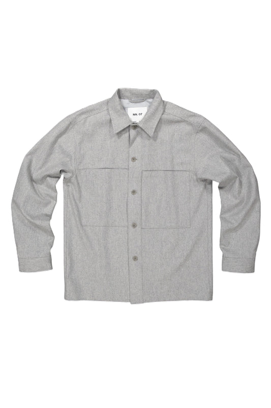 NN07 Isak 1630 LW Jacket Grey Mel