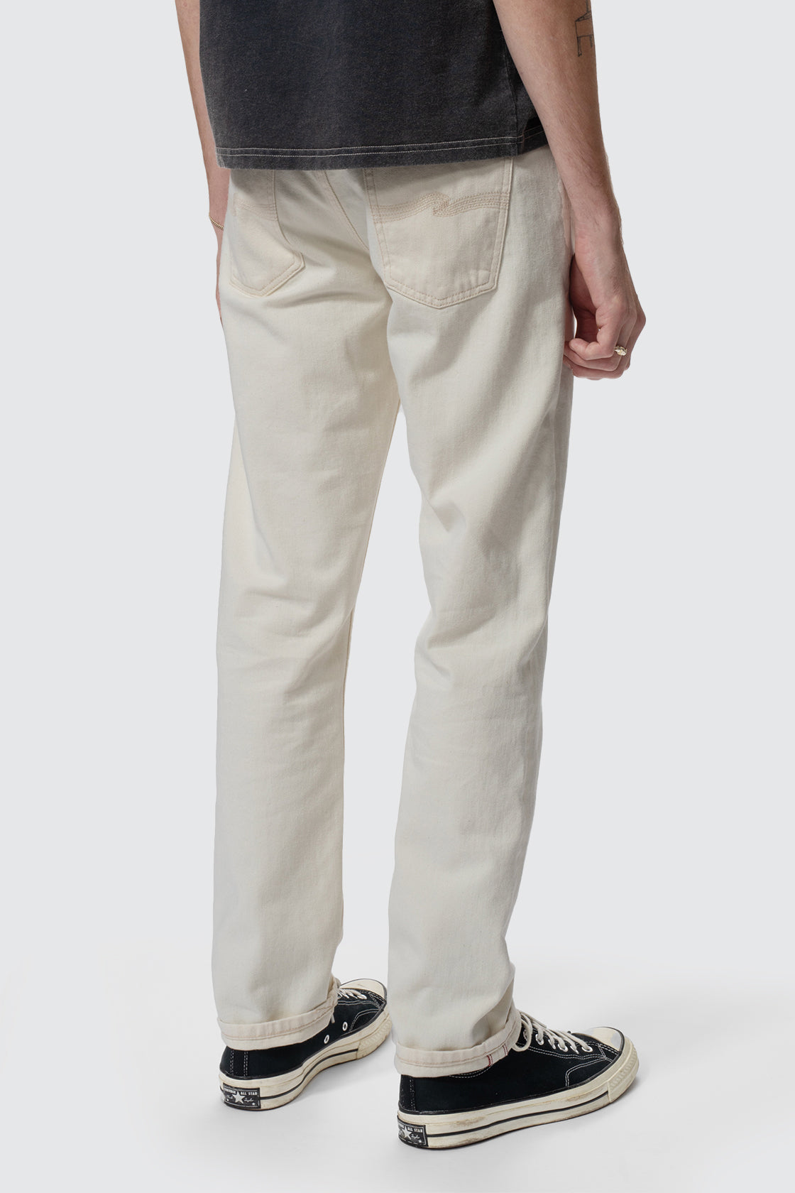 Nudie Jeans Gritty Jackson Jean L32 Ivory Selvage