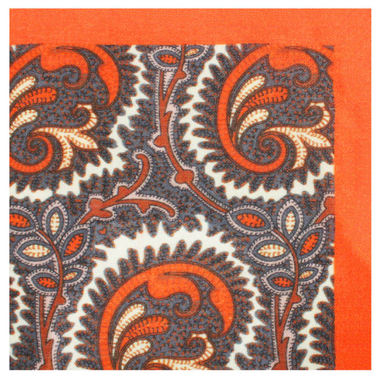Otaa Prince of Jazz Orange Wool Pkt Square