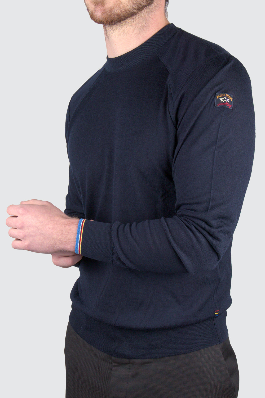 Paul & Shark Beaufront LW Crew Navy