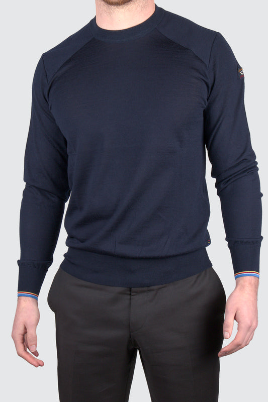 Paul & Shark Beaufront LW Crew Navy