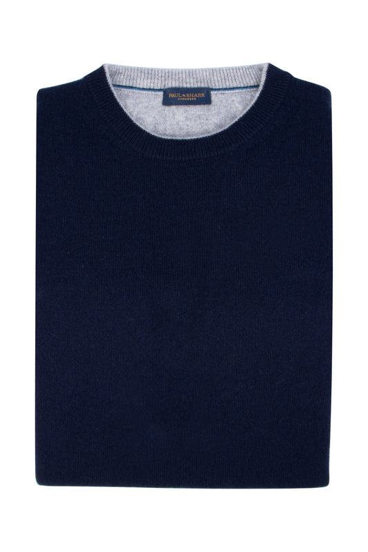 Paul & Shark Cashmere Crewneck Navy
