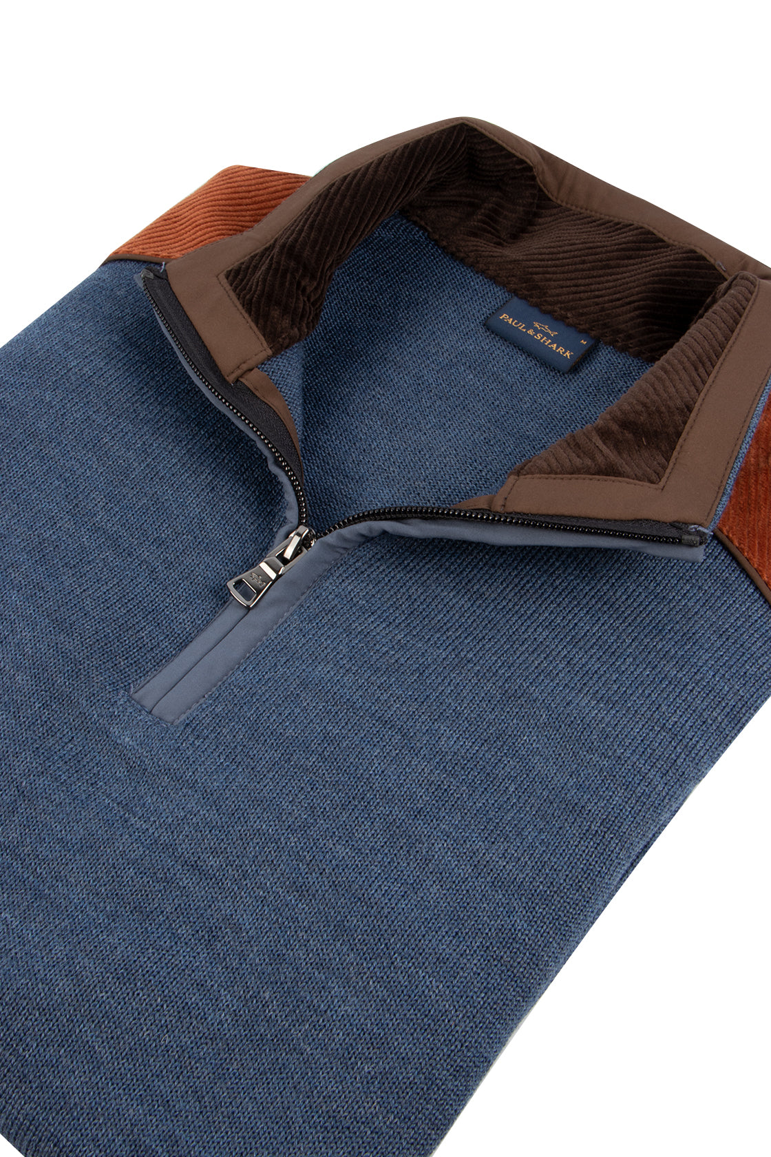 Paul & Shark Wool 1/2 Zip Sweater Blue