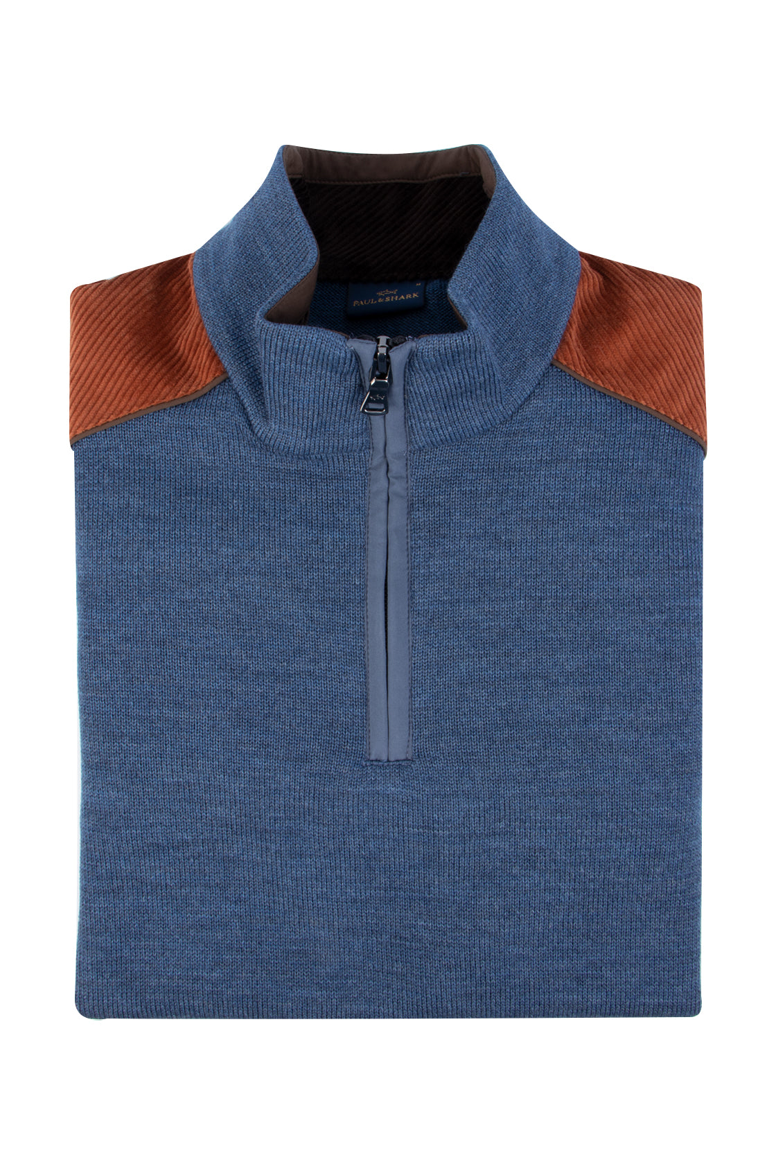 Paul & Shark Wool 1/2 Zip Sweater Blue