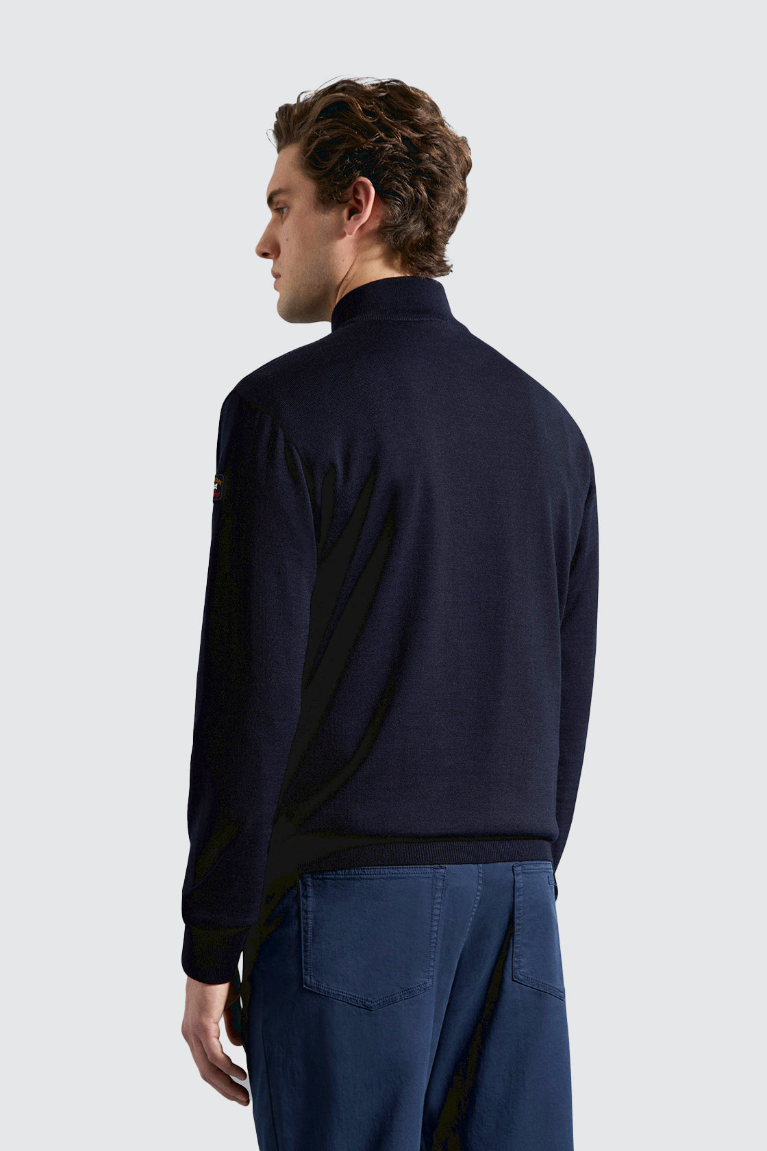 Paul & Shark Wool 1/2 Zip Sweater Navy